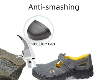 Safety Work Shoes – Breathable Cow Suede 25